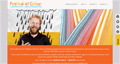 Desktop Screenshot of festivalofcolour.co.nz